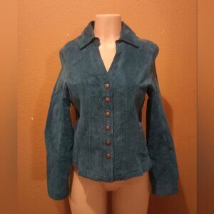 Live a little 100% suede leather  sz S.       m32t